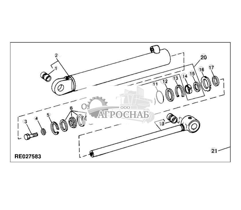 LIFT CYLINDER (100 MM) (CATEGORY IV) 
